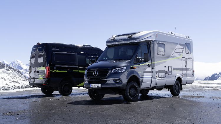 Zwei kernige Camper: Der ML T570 (r.) und der Grand Canyon S Cross Over von Hymer.