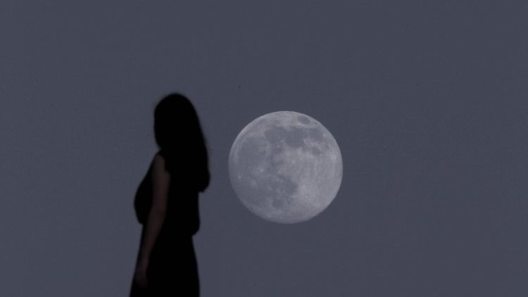 Der Vollmond fasziniert oftmals.