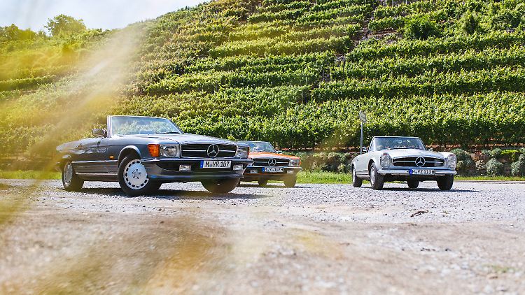Der Mercedes SL der Baureihe R107 war seinerzeit für viele ein echtes Traumauto.