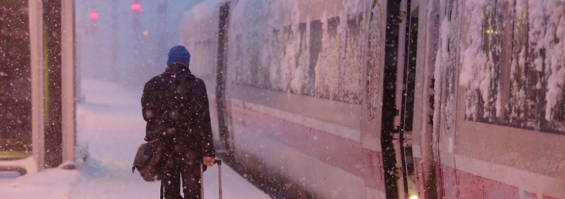 Auf mehreren Strecken musste der Fernverkehr eingestellt werden.