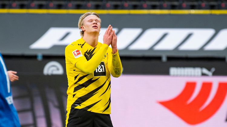 Diesmal war Haaland der Unerfolgreiche.