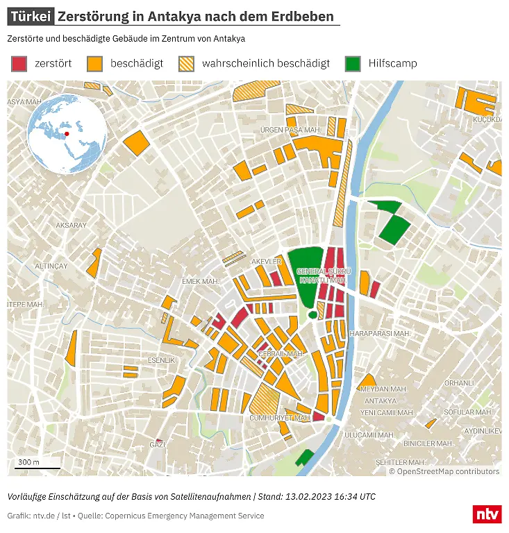 Antakya-direkt-nach-dem-Unglueck-Schadensanalyse-vom-13-02-2023-auf-Basis-von-Satellitendaten