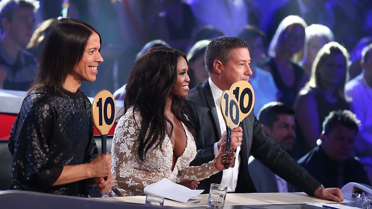 Ob auch die Kids von Jorge Gonzalez (l-r), Motsi Mabuse und Joachim Llambi bewertet werden?