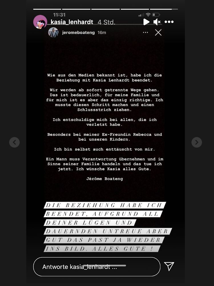 Das letzte Wort scheint in dem Beziehungsstreit noch nicht gesprochen ...
