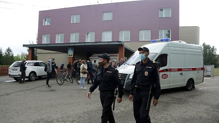 Notfallklinik Nummer eins von Omsk: Hier wurde Nawalny zuerst behandelt, unter der Leitung von Maksimischkin.