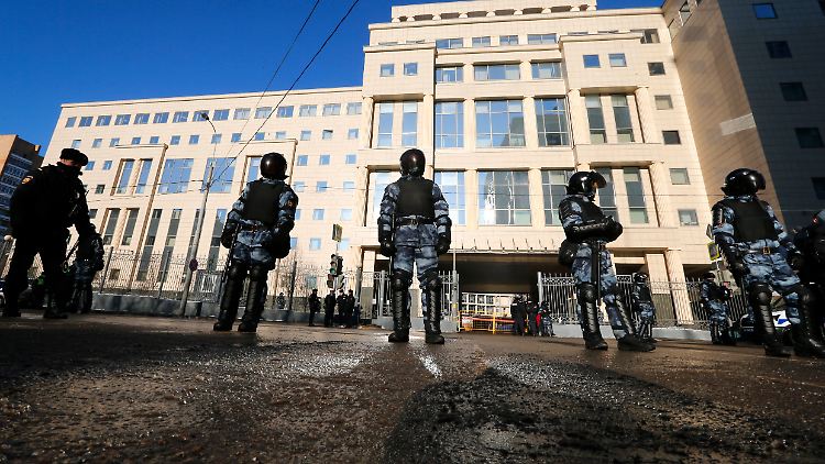 Ende Januar war es zu mehreren Protesten in Russland gegen die Festnahme des Kremlkritikers Nawalny gekommen.