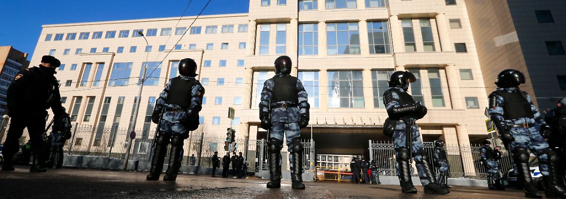 Ende Januar war es zu mehreren Protesten in Russland gegen die Festnahme des Kremlkritikers Nawalny gekommen.