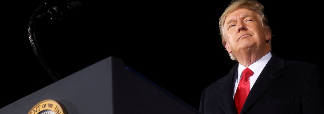 Eigentlich kennt man Trump nicht als wortkarg, aber zu seinem zweiten Amtsenthebungsverfahren will er nicht sprechen.