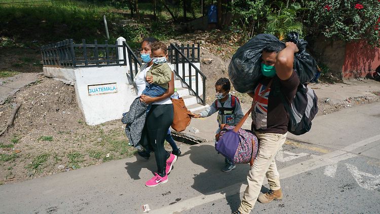 Für Migranten aus Honduras endet die Flucht bislang oft in Guatemala.
