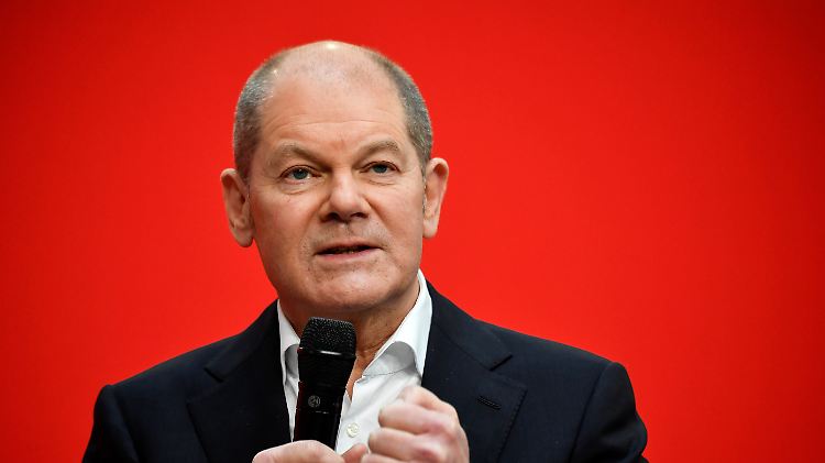 "Aus meiner Sicht geht es um Führung", sagt Olaf Scholz.