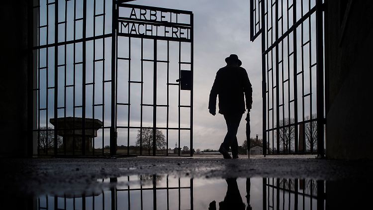 Eingang des früheren KZ Sachsenhausen.