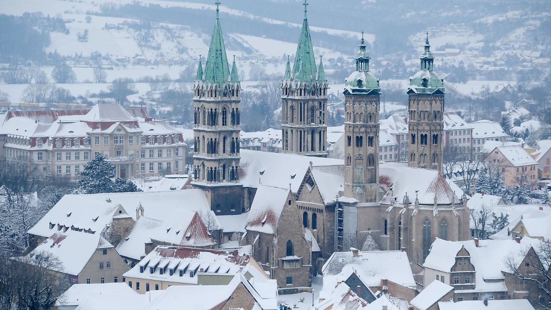 ... Naumburg mit dem Dom St. Peter und Paul, ...