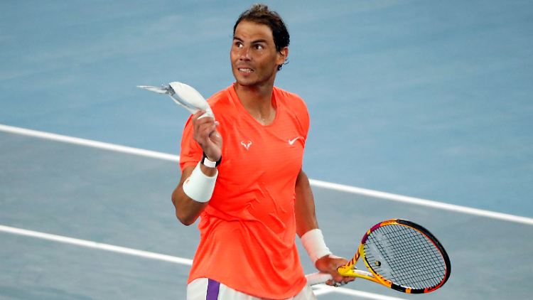 Rafael Nadal ließ sich von der pöbelnden Zuschauerin nicht weiter irritieren.