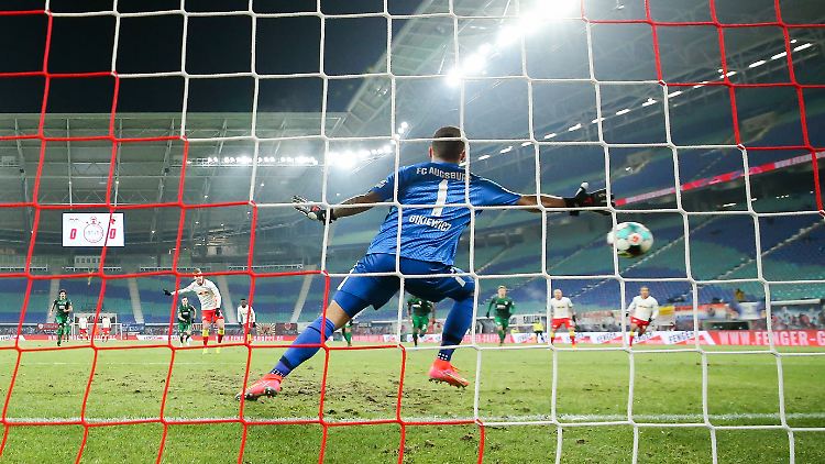 Der zweite Versuch sitzt: Dani Olmo brachte RB Leipzig auf die Siegerstraße. Im buchstäblich zweiten Anlauf.