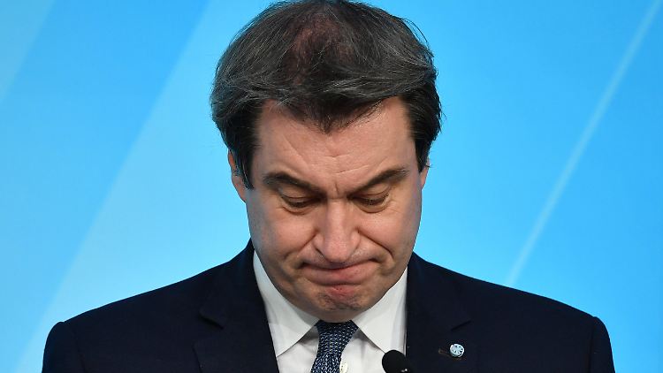 Söder büßt in den Umfragen erheblich ein.