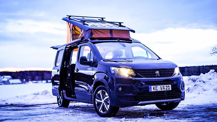 Grundlage des Vanderer Urban Campers ist der 4,75 Meter lange Fünfsitzer Citroen Berlingo XL, alternativ sind auch Peugeot Rifter, Opel Combo oder Toyota Proace City möglich.