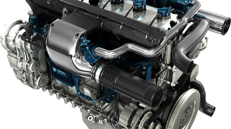Die Basis des Wasserstoff-Verbrennungsmotors von Keyou bildet ein Motor von Deutz.