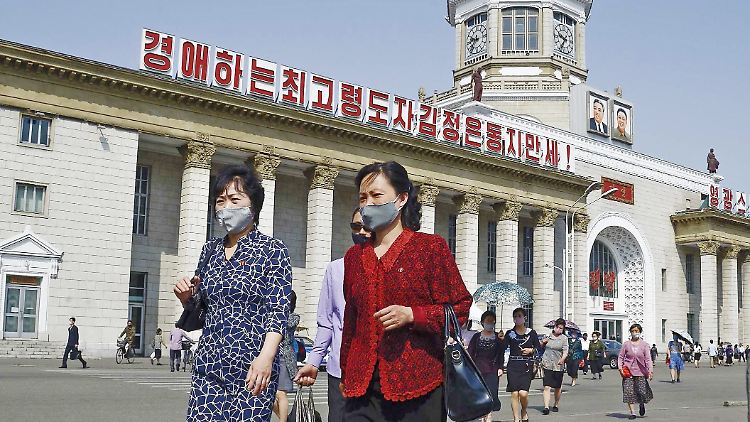 Nach Angaben der nordkoreanischen Regierung gab es in dem Land bislang keine Corona-Infektionen.