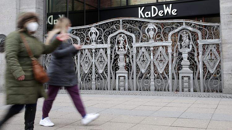 Auch das berühmte Berliner KaDeWe hat derzeit geschlossen.