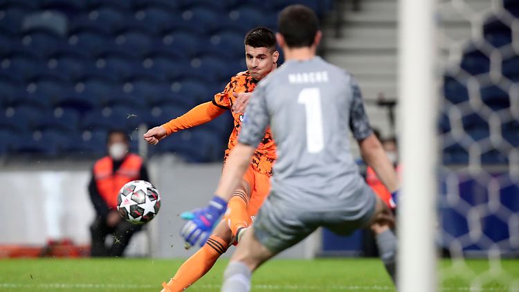 Juve-Angreifer Alvaro Morata kämpfte mit den Folgen einer Grippe.