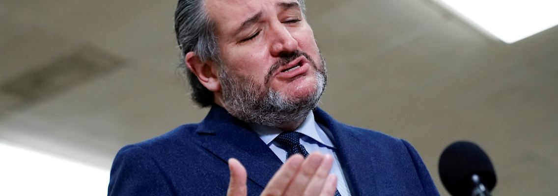 Ted Cruz: Mitreisende fotografierten den Senator bei seinem Flug an den Golf von Mexiko.