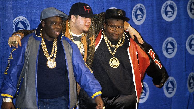 Prince Markie Dee (M.) und seine Bandkollegen gewannen 1983 gemeinsam einen Talentwettbewerb.