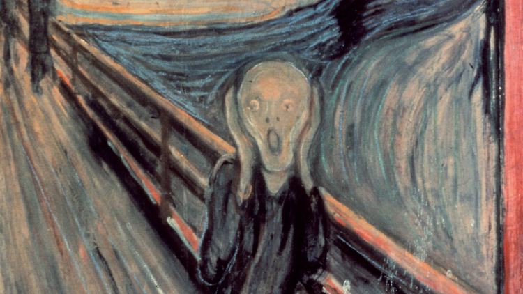 Munch hat insgesamt vier "Schrei"-Versionen gemalt.