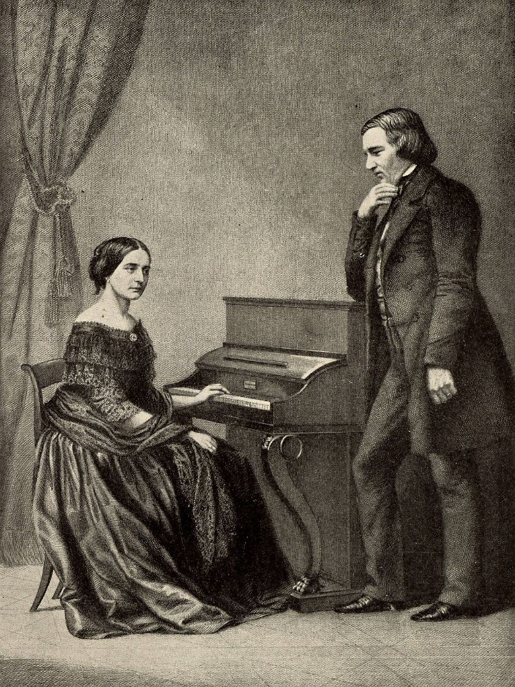 Clara und Robert Schumann - dank Briefen eine Liebesgeschichte mit Happy End.