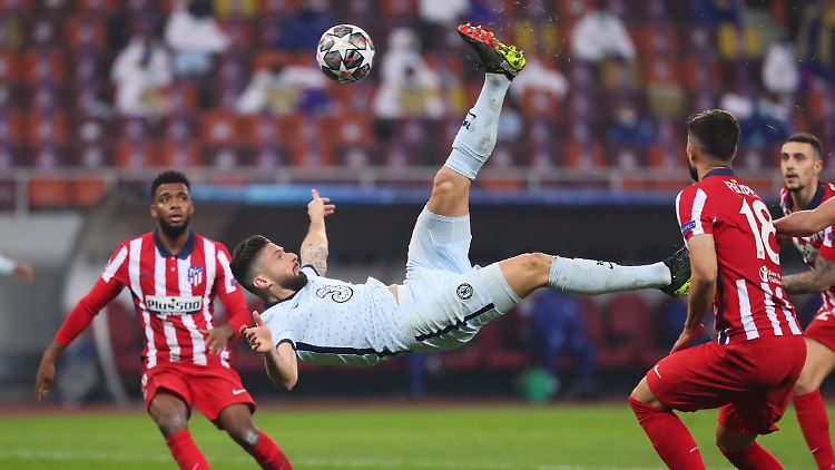 Artistisch schön: Giroud traf spektakulär zum 1:0 für Chelsea.
