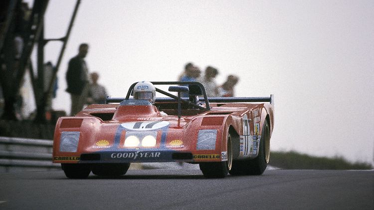 Ferrari 1974 bei der vorletzten Teilnahme an den 24 Stunden von Le Mans.