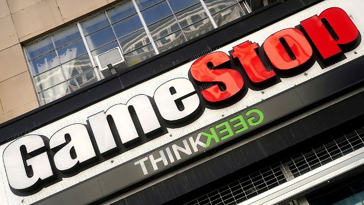 Gamestop-Aktien schossen um rund 27 Prozent nach oben.