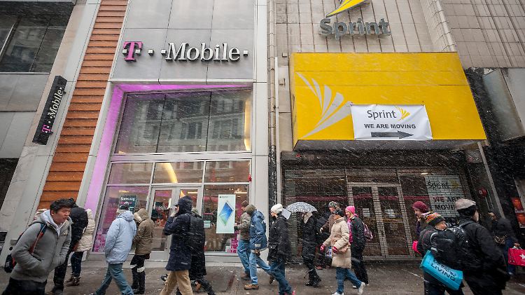 Die Deutsche-Telekom-Tochter T-Mobile US und Sprint fusionierten im April 2020.