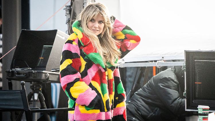 Heidi Klum dreht die aktuelle "GNTM"-Staffel derzeit in Berlin. 