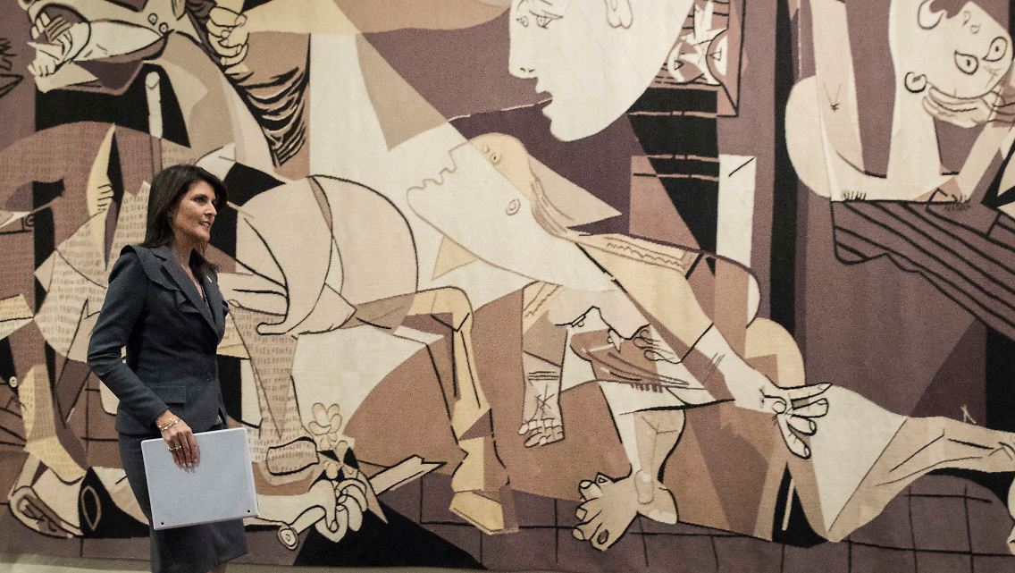 "Guernica" hing jahrzehntelang im UN-Hauptquartier.