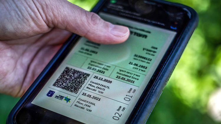 In Israel wird der "Grüne Pass" bereits eingesetzt. 
