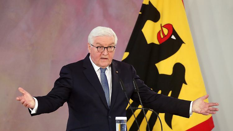 Frank-Walter Steinmeier mahnt Engagement im Kampf für die Demokratie im Netz an.