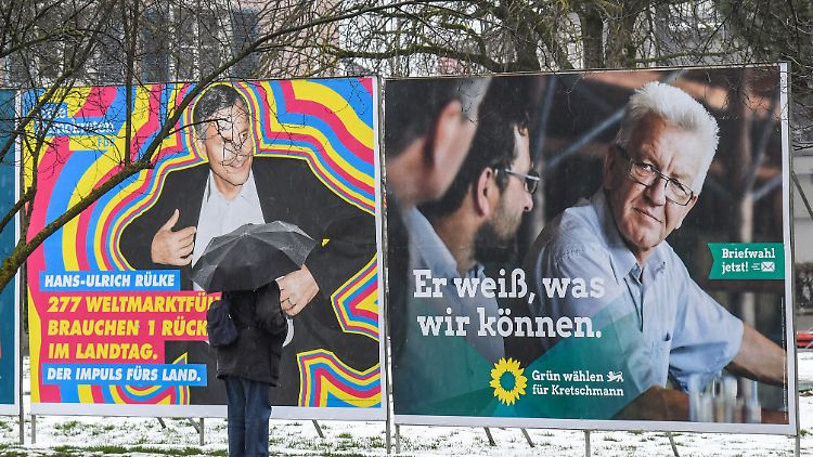 FDP und Grüne stehen sich politisch nicht so nahe wie ihre Wahlplakate.