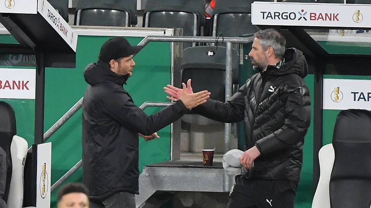 Marco Rose und Edin Terzic, Besiegter und Sieger.