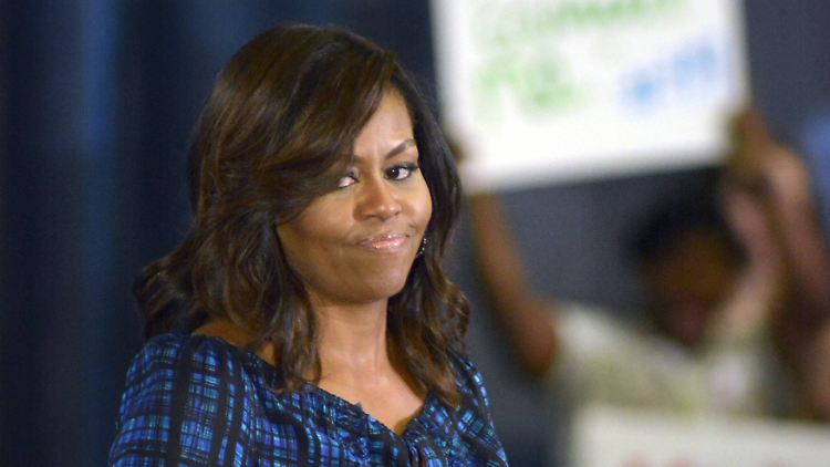 "Du hörst nie auf, dich zu entwickeln": Michelle Obama.