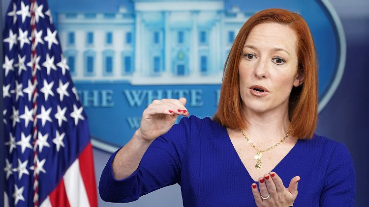 "Wir müssen wachsam bleiben", sagte Sprecherin Jen Psaki.