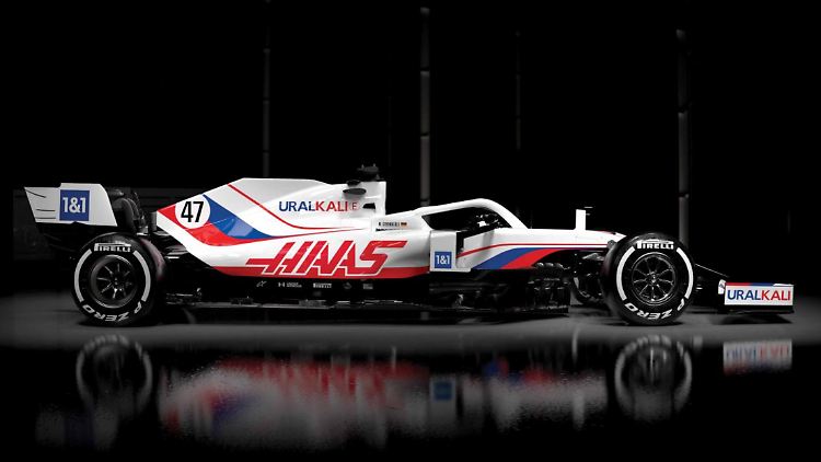 Das Objekt des Zorns: Mick Schumachers neuer Haas-Rennwagen.