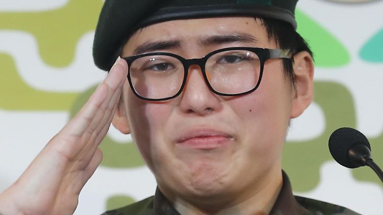 Byun Hee Soo im Januar 2020: Südkoreas Armee entschied Anfang 2020, sie aus dem Militärdienst zu entlassen. Dagegen hatte sie geklagt.