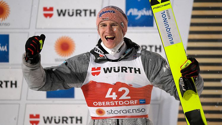 Jubelnder Drittplatzierter: Geiger holte WM-Bronze.