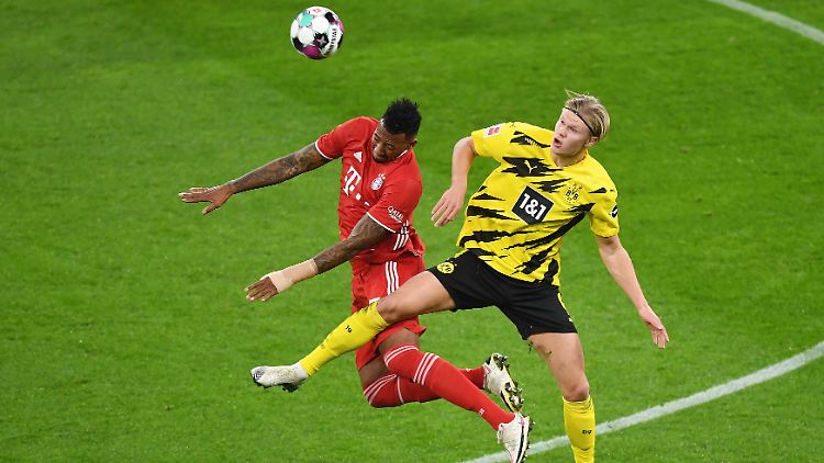 Noch spielt Erling Haaland mit seinem BVB gegen die Bayern.