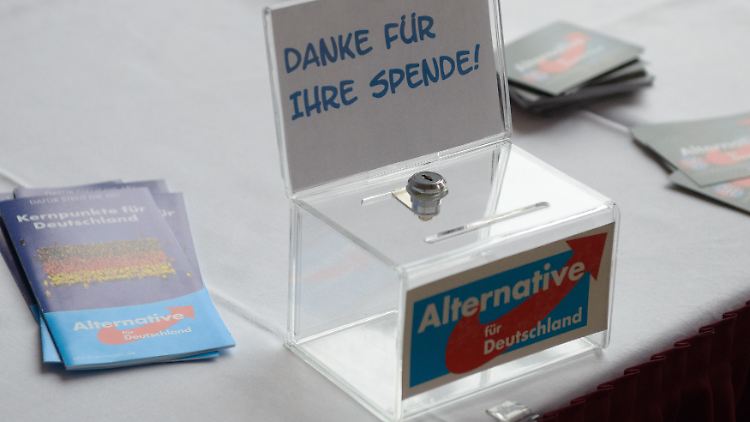 Völlig legale Spendensammlung der AfD. (Archivbild)