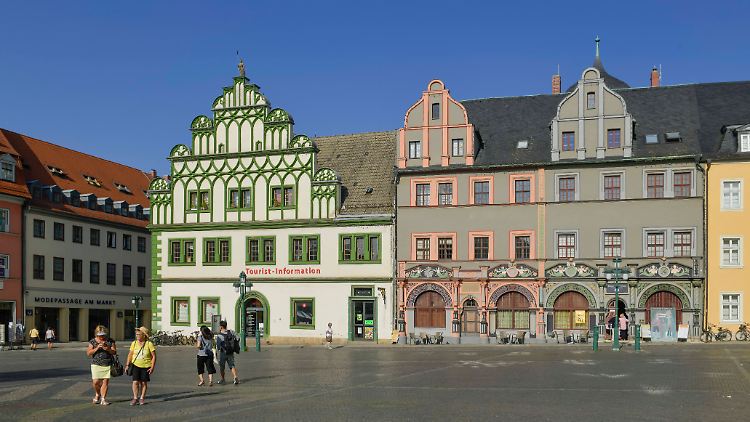 Auf dem Markt in Weimar könnte bald schon wieder mehr los sein.