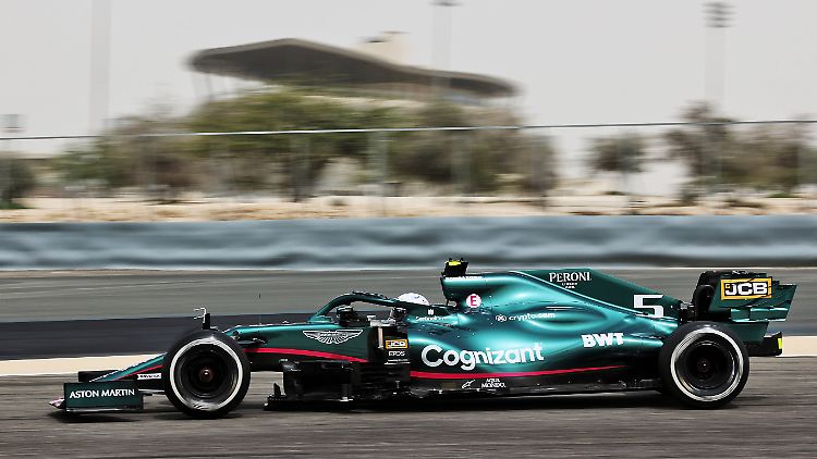 Der Aston Martin von Sebastian Vettel soll umgerüstet werden.