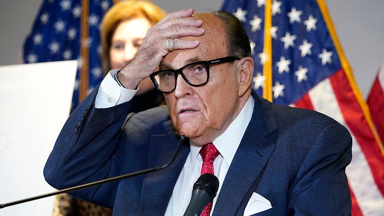 Seine Freude über die Nominierung dürfte sich in Grenzen halten: Rudy Giuliani