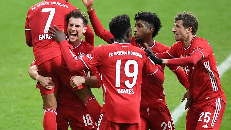 Der FC Bayern obenauf.