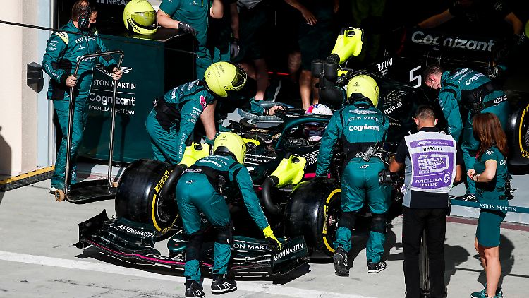 Es waren keine ersten guten Test-Tage für Vettel im neuen Aston Martin.